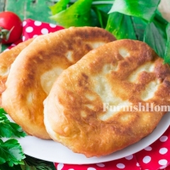 Пирожки на кефире с картофелем и плавленым сыром