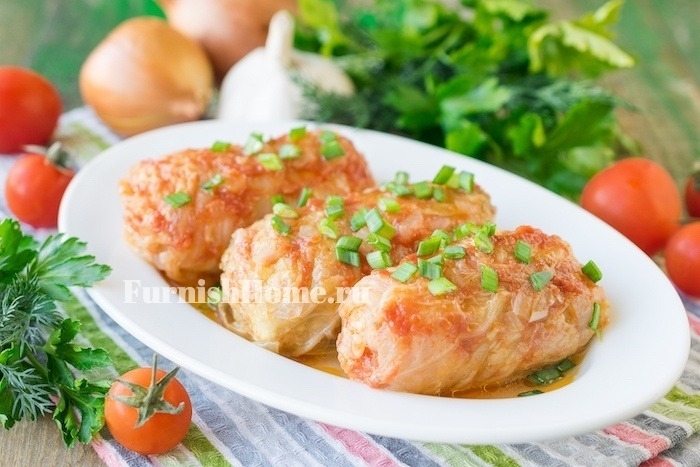 Голубцы из пекинской капусты с куриным филе Голубцы из пекинской капусты с куриным филе