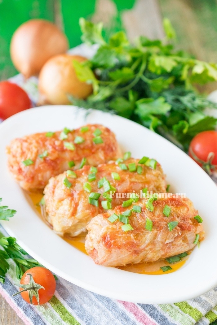 Голубцы из пекинской капусты с куриным филе Голубцы из пекинской капусты с куриным филе