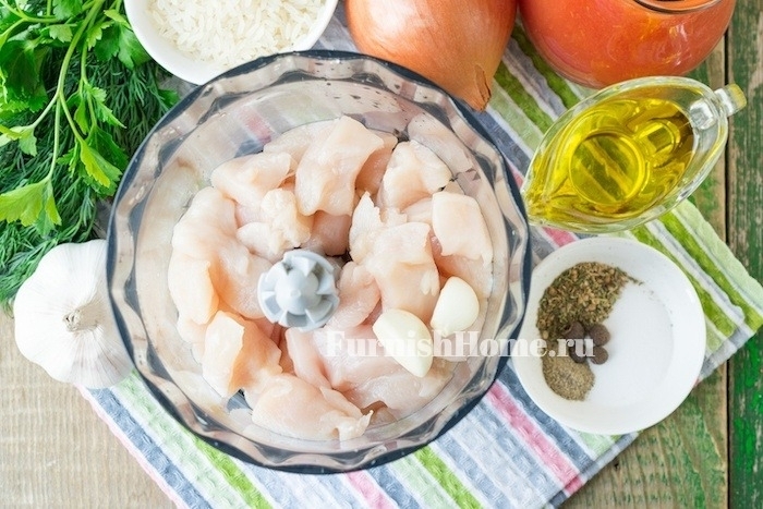 Голубцы из пекинской капусты с куриным филе Голубцы из пекинской капусты с куриным филе