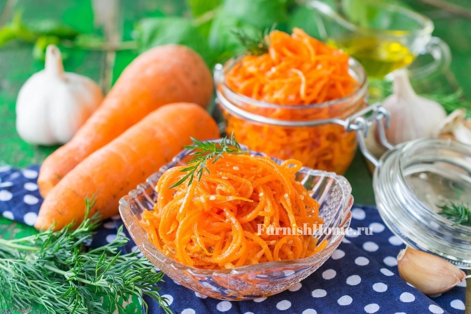 Салат острая морковь по-корейски