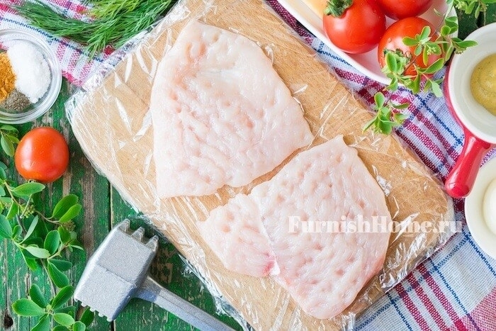 Куриное филе с помидорами и сыром Куриное филе с помидорами и сыром