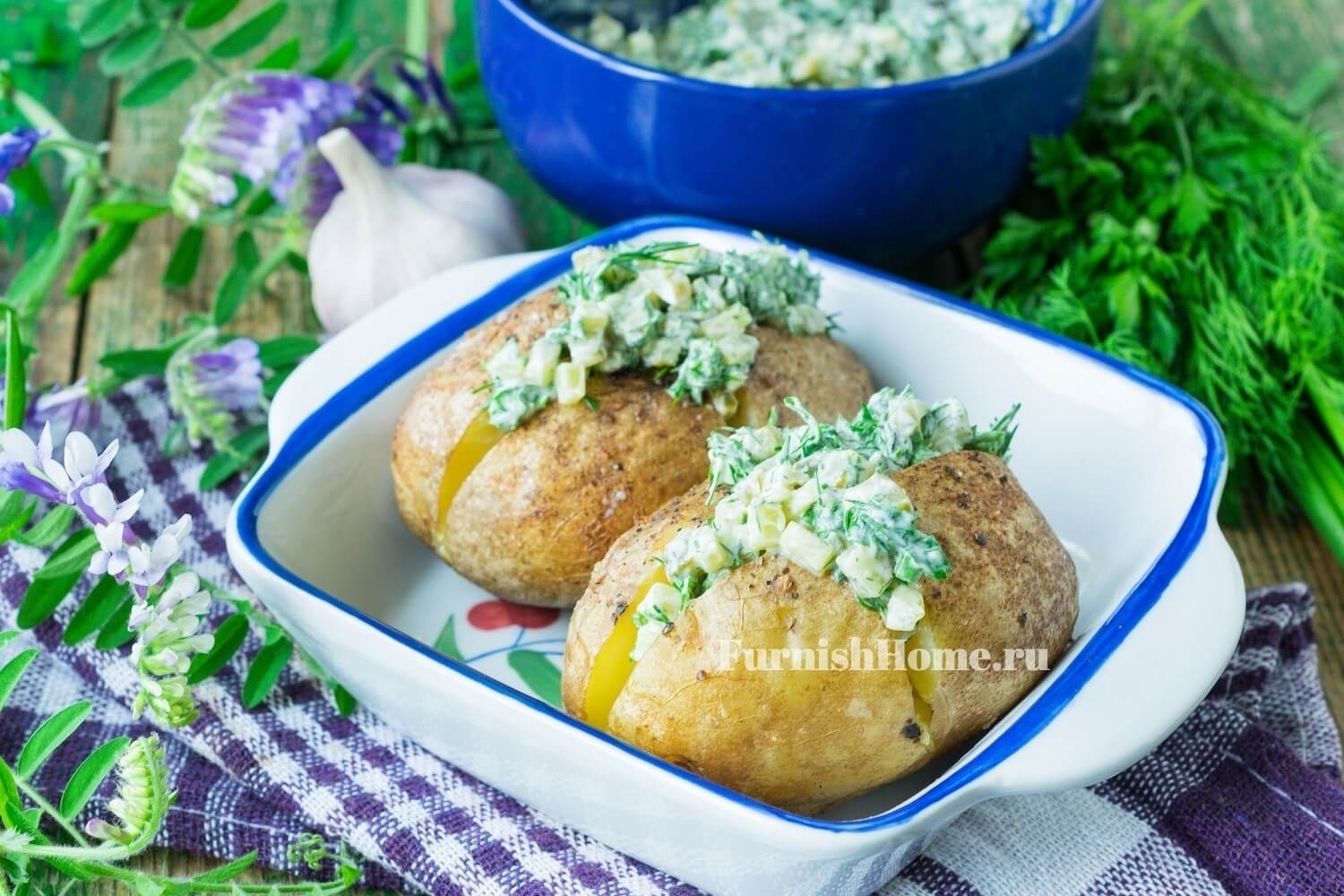 Картофель в фольге