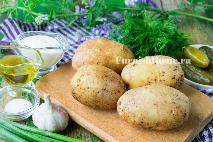 Картофель в фольгем