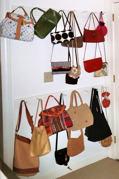 26 оригинальных идей хранения сумок
