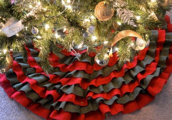 Шьем юбочку для новогодней елочки