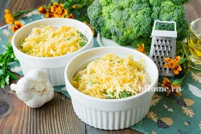 Блюдо из брокколи и курицы