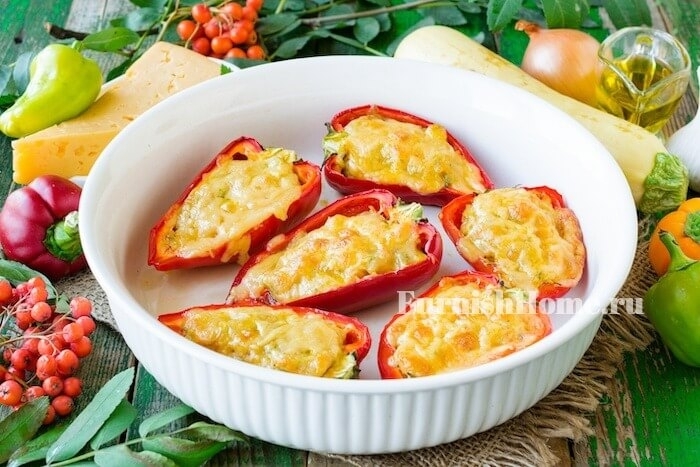 Перец фаршированный в духовке Перец фаршированный в духовке