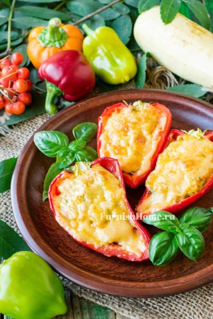 Перец фаршированный в духовке Перец фаршированный в духовке
