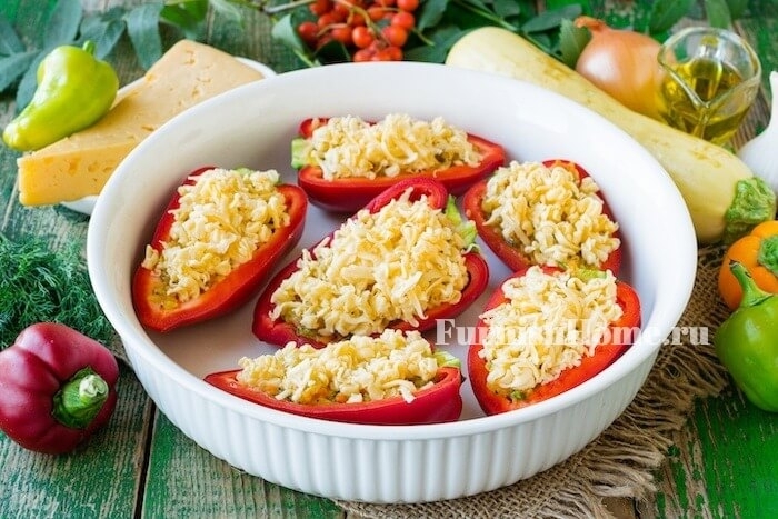 Перец фаршированный в духовке Перец фаршированный в духовке