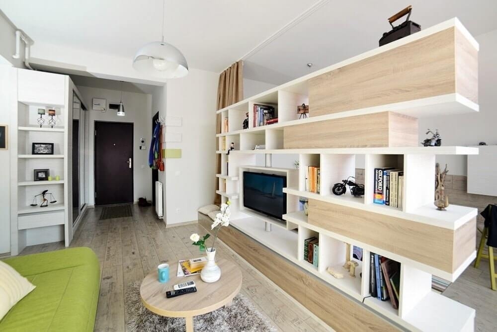 Дизайн квартиры студии 40 кв. м: идеи для оформления и зонирования