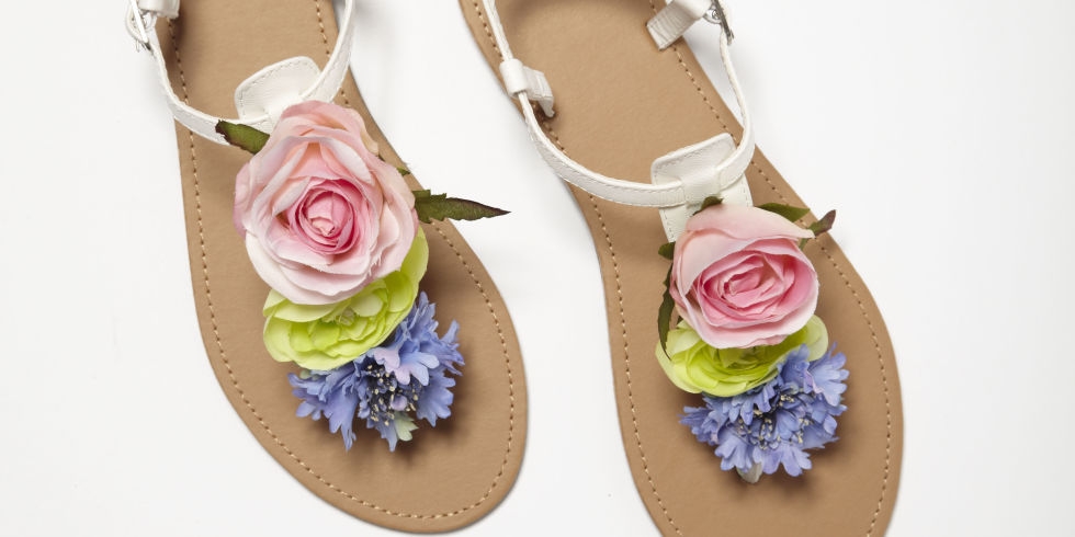 Сделайте сами цветочные сандалии за 4 легких шага