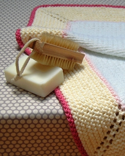 Как связать простой хлопковый коврик для ванной комнаты