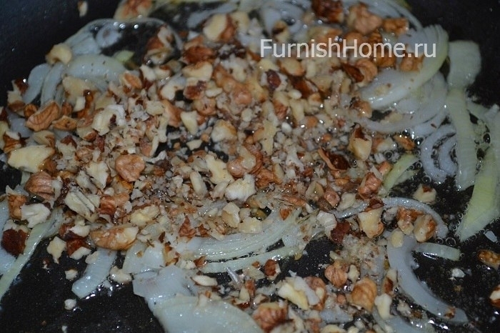 Пикантная стручковая фасоль в ореховом соусе
