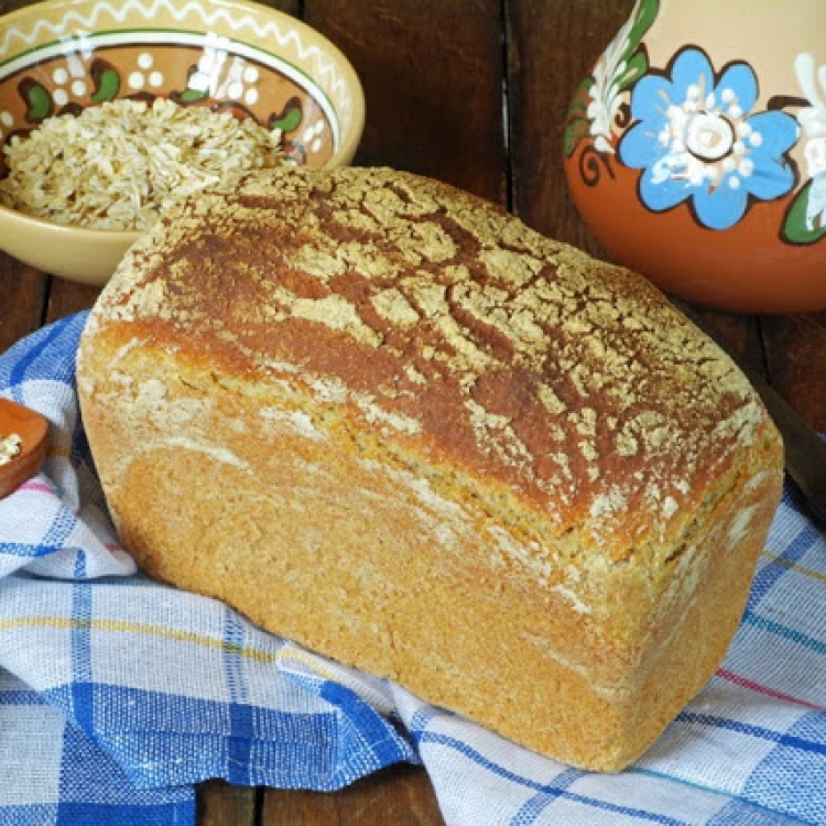 Простой хлеб на кефире