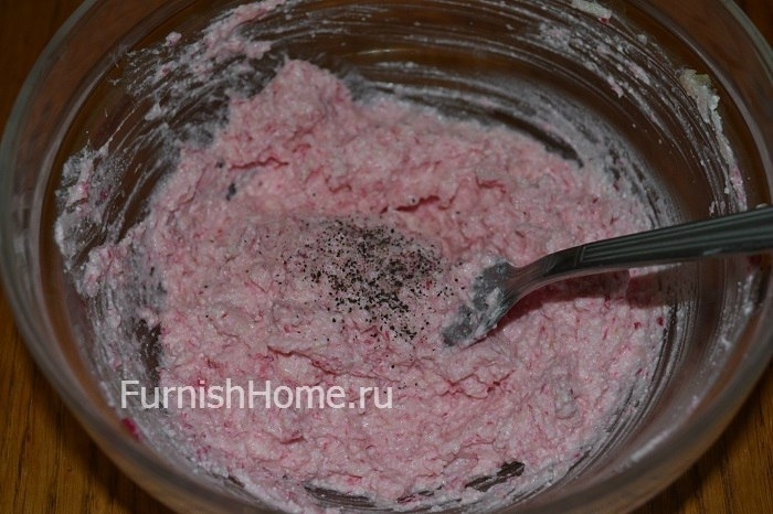 Творожная закуска с хреном