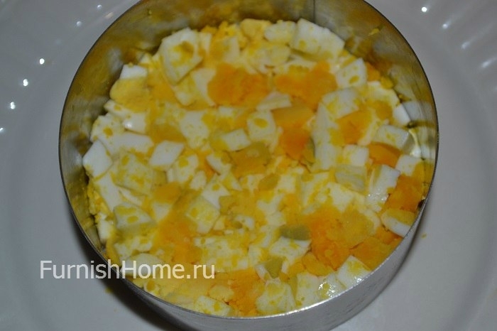 Салат с кукурузой и корейской морковкой