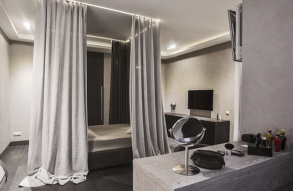 Квартира для современной пары «50 оттенков серого»