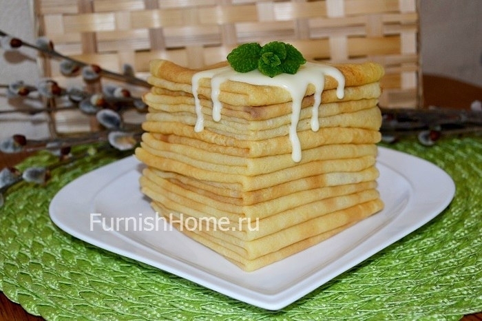 Блины с кокосовой стружкой Блины с кокосовой стружкой