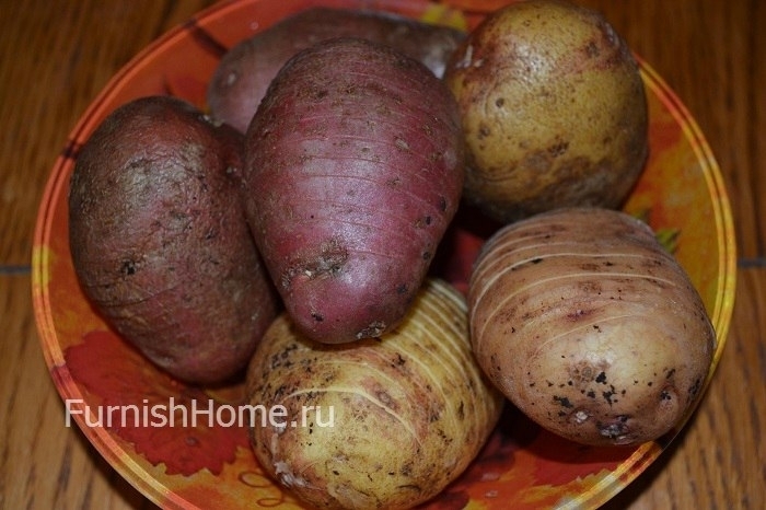 Запеченный картофель «Гармошка» с сыром