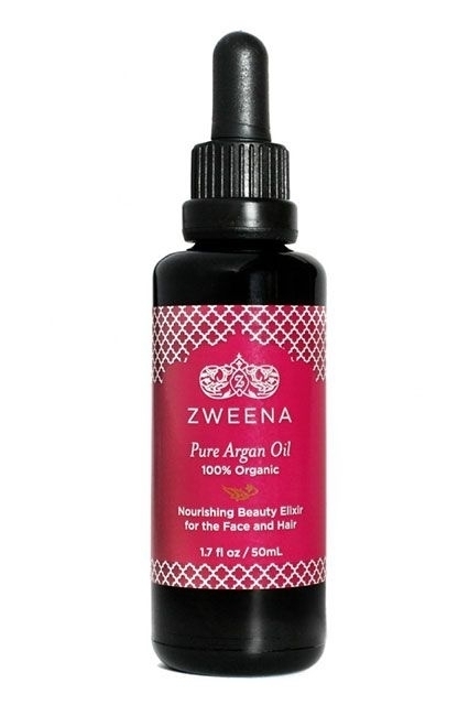 Питательный эликсир для кожи лица и волос, состоящий из 100% масла аргании Zweena.