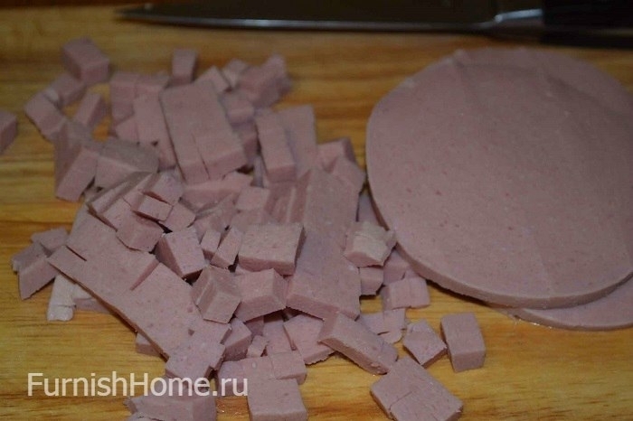 Салат «Оливье» с кукурузой
