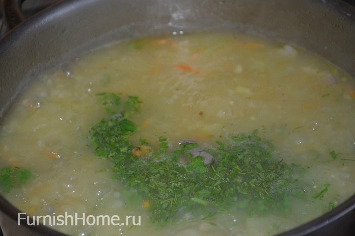 Суп со свининой и ячневой крупой