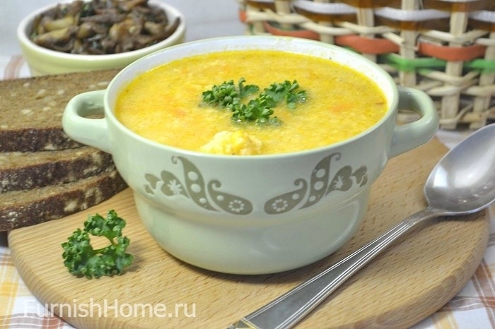 Пшенный суп с кукурузой