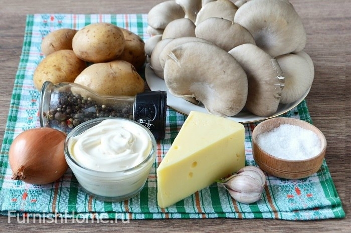 Картофельная запеканка с грибами