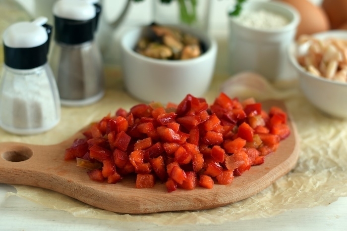 Омлет с морепродуктами
