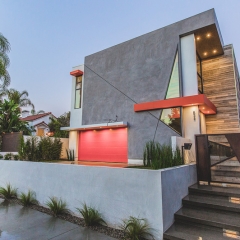 Разноцветный современный дом в Калифорнии