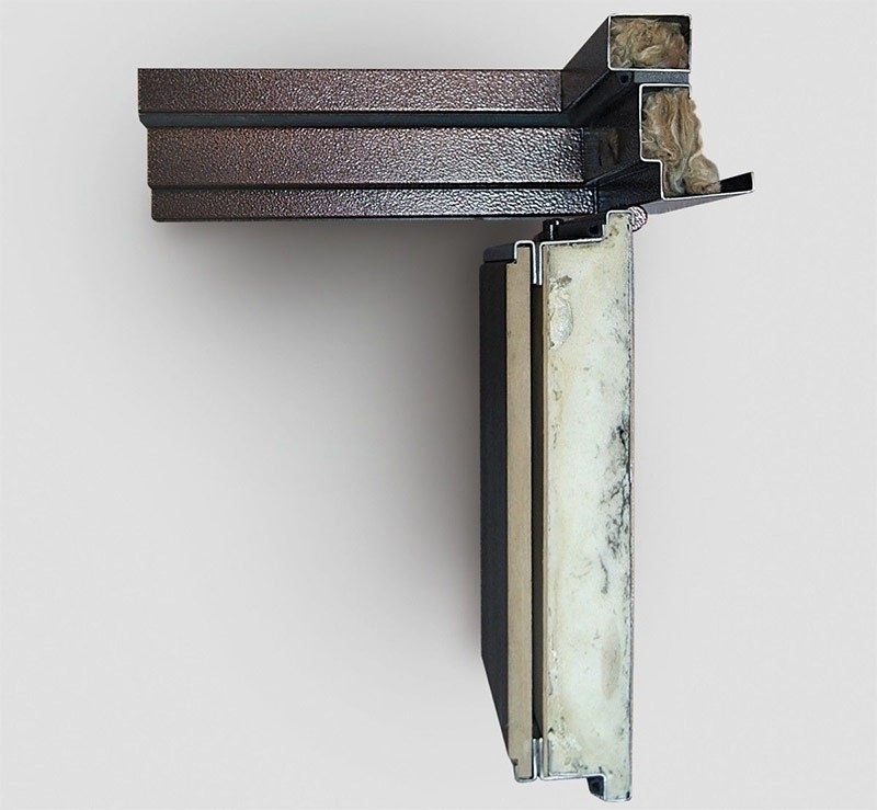 Дверная коробка из профильной трубы 50×25 мм. и 16×4 мм.