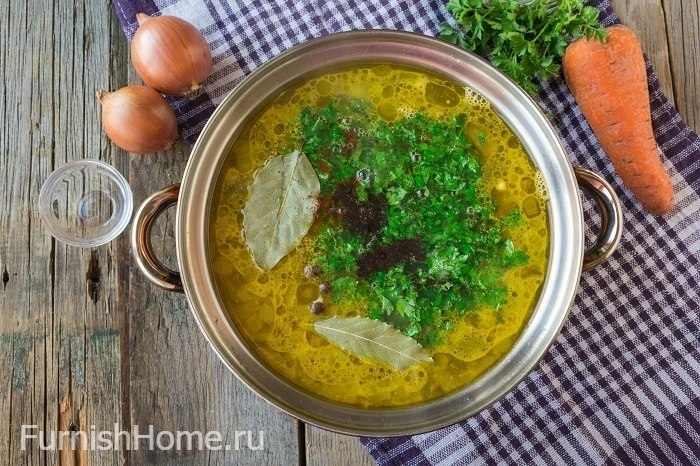 Куриный суп с плавленым сыром и кукурузой