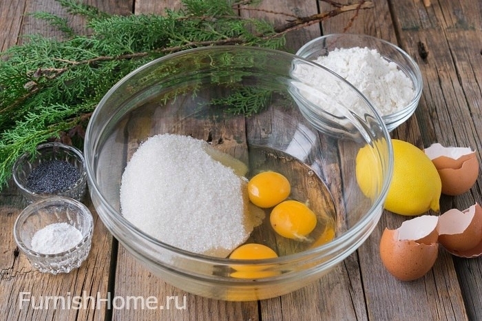 Лимонные маффины с маком