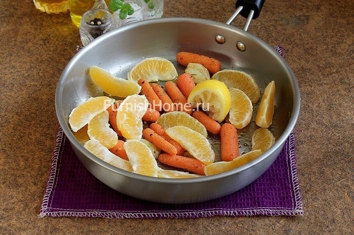Морковь с апельсинами
