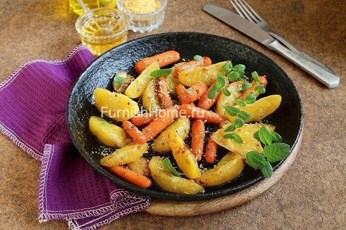 Морковь с апельсинами