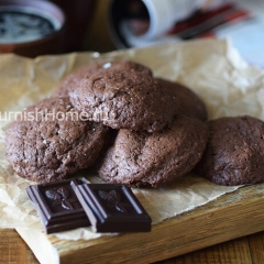 Шоколадное печенье без муки