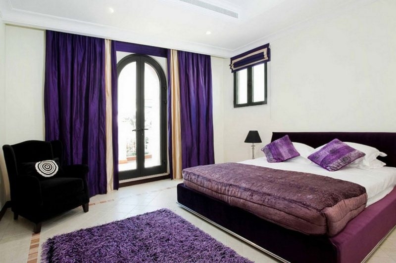 16 идей для фиолетовой спальни
