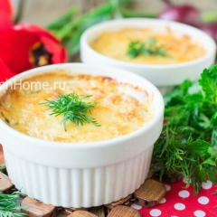 Жульен с курицей и грибами