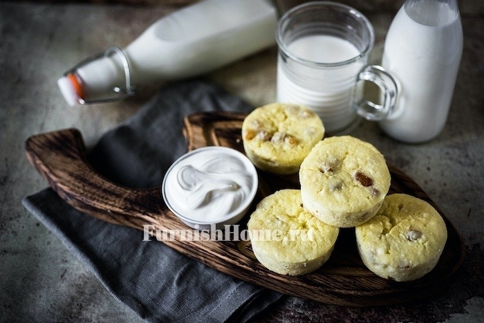 Сырники с изюмом в духовке