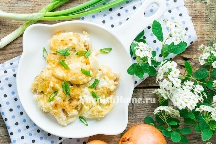 Запеченная белая рыба