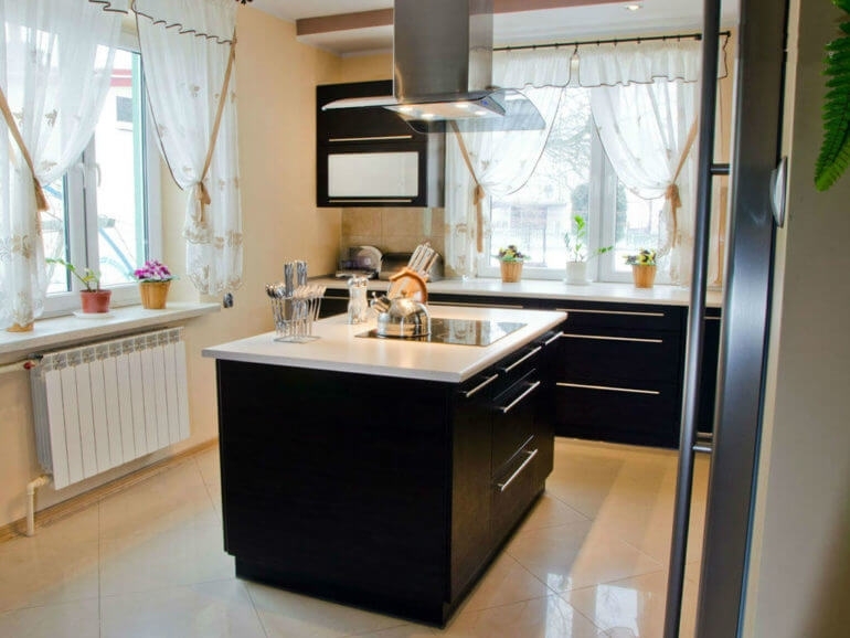 Дизайн кухни 8 кв м: хитрости в смарт-помещении