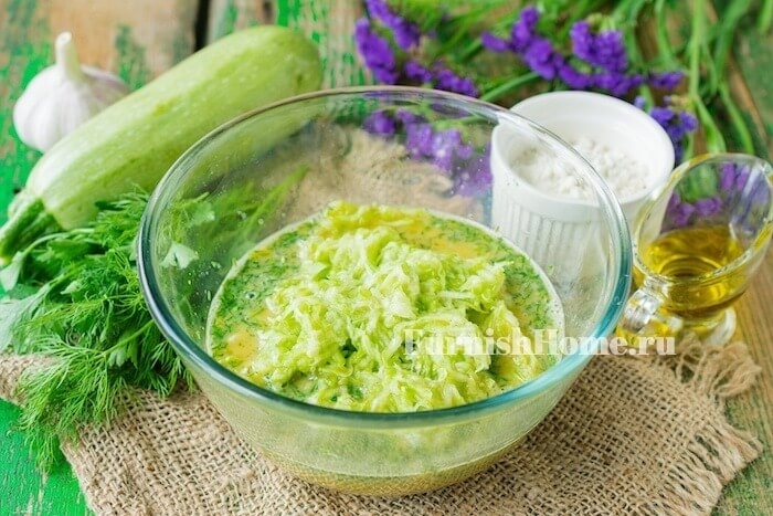 Оладушки с кабачком