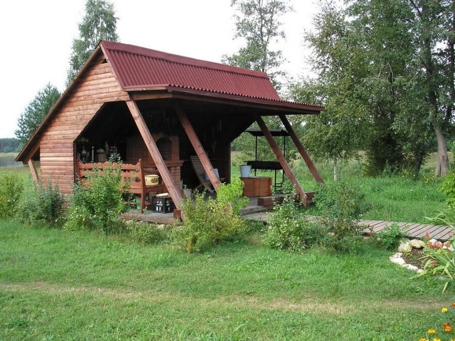 Летняя кухня для загородного дома: идеи с фото для отдыха в саду