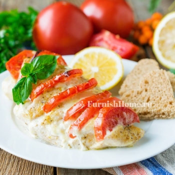 Куриная грудка капрезе