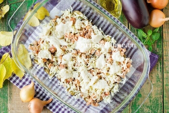 Лазанья из баклажанов