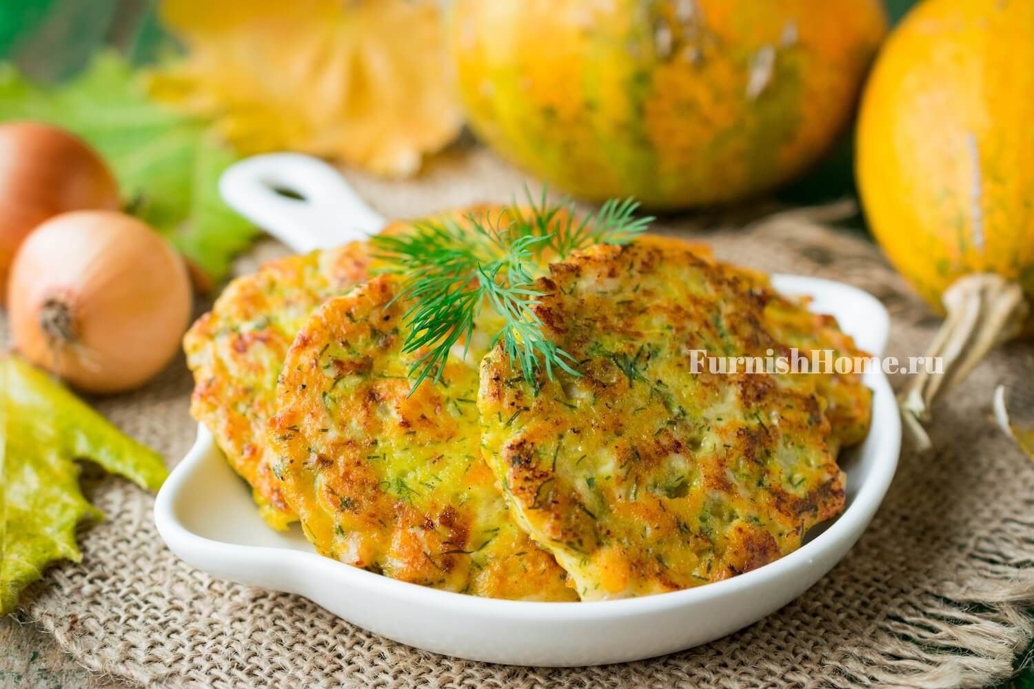 Куриные котлеты с тыквой