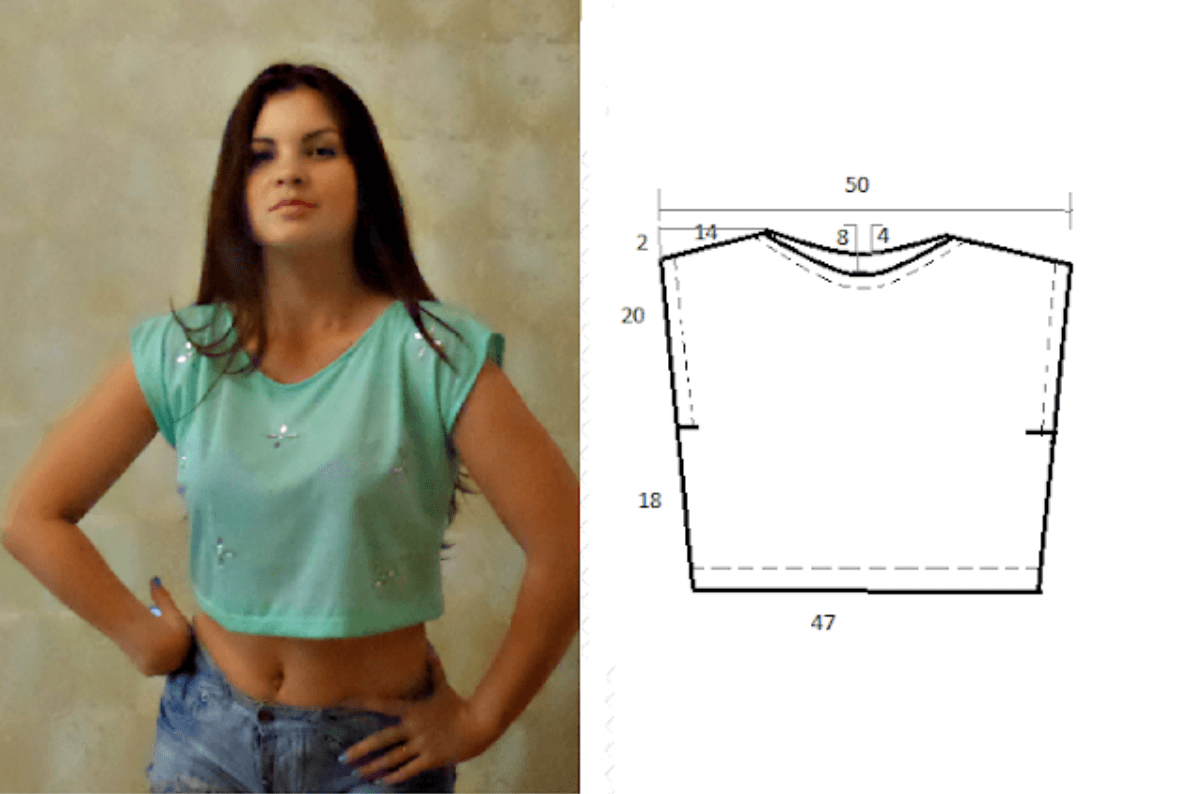 Блузки и оригинальный топ: как сшить своими руками для дома или на выход