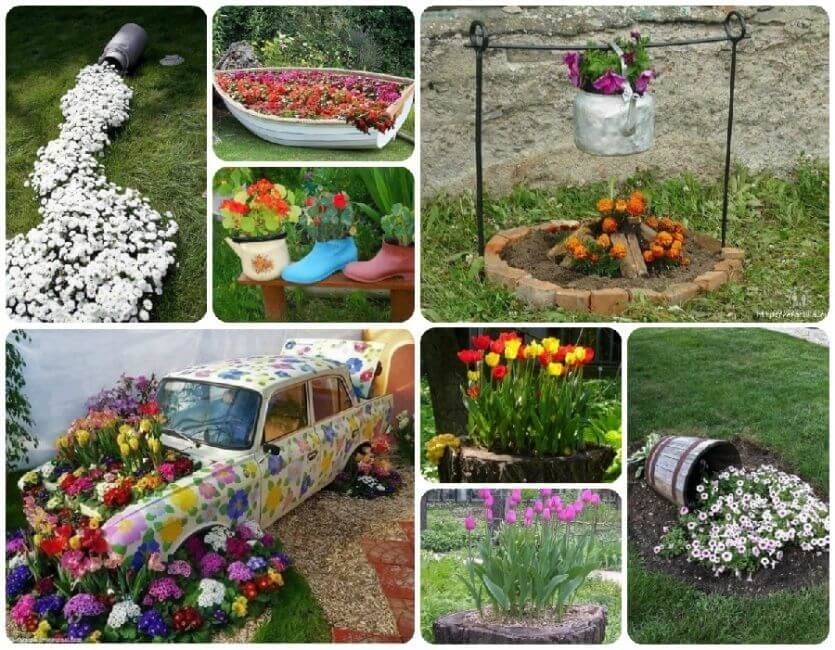 Интересные идеи для бордюров в саду: украшаем огород из подручного материала