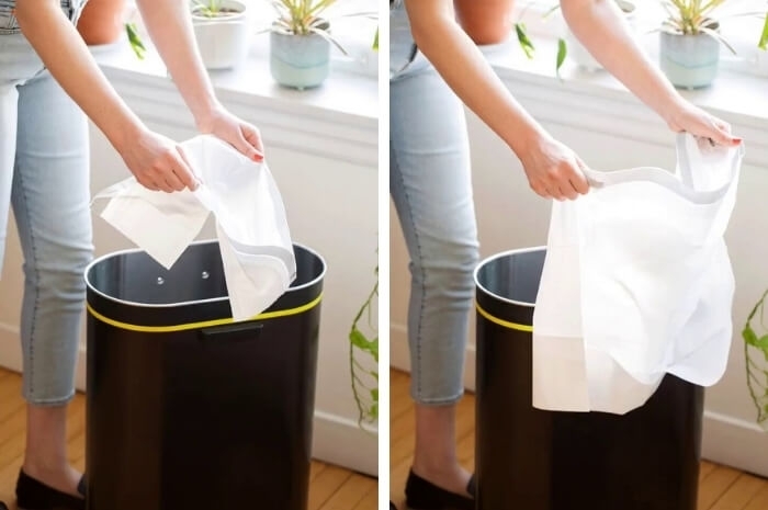 TikTok считает, что мы все неправильно используем мешки для мусора, поэтому вмешались эксперты